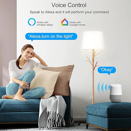 Ewelink 30A Hight Power WiFi Smart Switch 110V/120V/240V, APP Remote with Timer, Wireless DIY Mode for Home Automation, Compatible with Alexa & Google Home