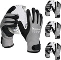 100% Waterproof Winter Work Gloves for Men Women, Freezer Gloves with Grip for Shoveling Snow