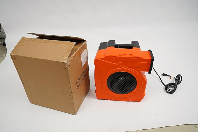 Commercial Air Blower, 3HP Inflatable Bounce House Blower,2150W Air Blower for Inflatable Castle, High Power Fast Commercial Inflation Pump for Water Slide Paint Booth Tent
