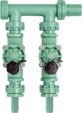 Orbit Sprinkler Valve Manifold System - Two Valves, Tri-Lingual (1)