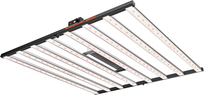 Spider Farmer SE1000W Smart LED Grow Light, 1000W Bar Style with App Control, Dimmable Daisy Chain, Full Spectrum for 5x5ft Coverage, Commercial Grade Vertical Farming Lamp for Indoor Plants
