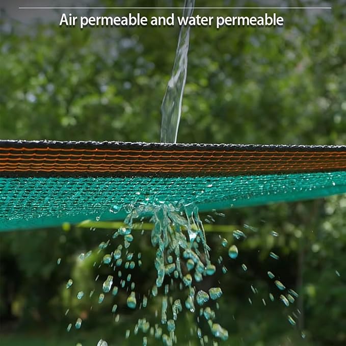 90% Sun Shade Cloth for Garden, HDPE Shade Netting with Grommets, 6.5x10ft 10x10ft 10x20ft 20x20ft, Sun Mesh Tarp Heavy Duty, Green Shades Cover for Patio/Greenhouse/Plant(18X20FT)