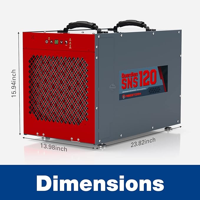 Abestorm 235 Pint Commercial Dehumidifiers for Crawl Space, Basement, Whole Homes up to 3,300 sq. ft, Water Damage Restoration Equipment with Pump and Drain Hose