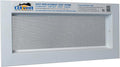 FV100-8H Easy Replacement Vent, Foundation Crawlspace and Garage 5x14 Rough Opening, Galvanized Mesh