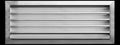 HVAC Premium 26"W x 12"H Aluminum Exterior Gable Louver Vent for Walls & Crawlspace - Weather-Resistant Air Grille with Screen Mesh - [Outer Dimensions 27.75"W x 13.75"H]