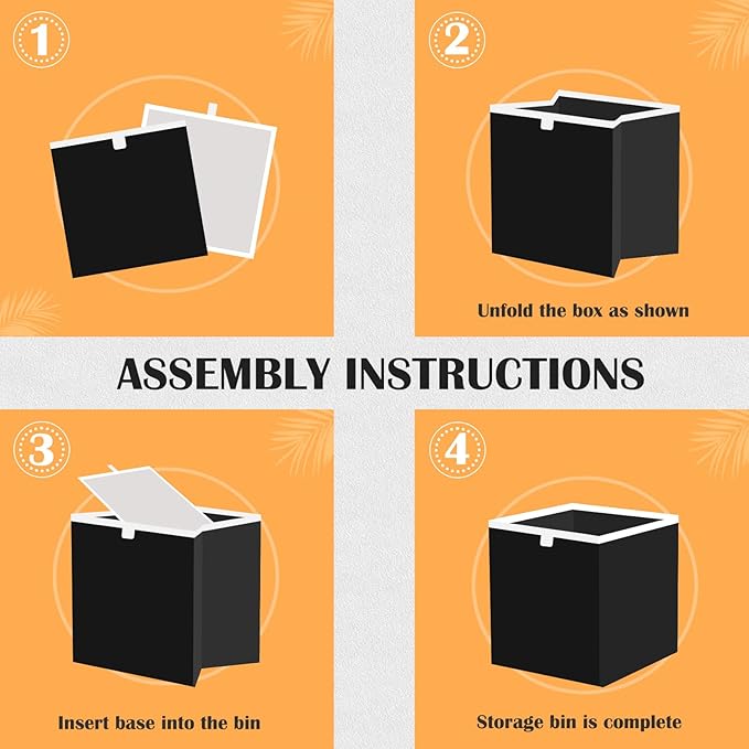Witchy and Mystical Objects Cube Storage Bins with Handles Collapsible Fabric Organizers for Closet Books Shelves Laundry Home Decor 11x11x11in