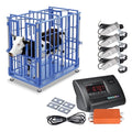 Livestock Scale 10000lbs Capacity | Precision Farm Animal Scales for Weighing | Digital Weighing Machine with 4 Two-Ton Sensors & Junction Box | Veterinary Scale for Goat, Pig, Cattle Sheep Horse