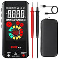BSIDE Rechargeable Digital Multimeter Color LCD 3 Results Display 6000 Counts Auto-Ranging Pocket Voltmeter Cap Duty Cycle Live Check Voltage Tester
