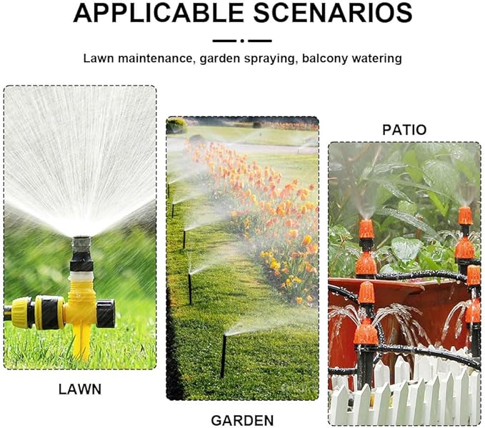 Water Timer for Outdoor Garden Hose Programmable Water Timer with Rain Delay/Manual/Automatic Watering System，Automatic Drip Irrigation Controller System for Lawn Yard Garden Watering，1 Outlet