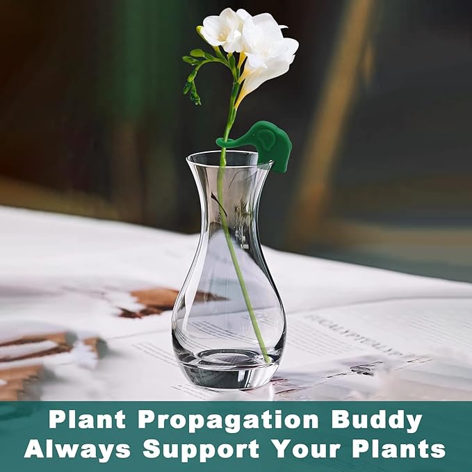 6PCS Plant Propagation Buddy, Cute Plant Cutting Holder Plant Support Bud, Indoor Garden Pole Sticks Support Stakes, Plant Cutting Holder Plant Supports for Buds, Stems, Shoots and Cuttings
