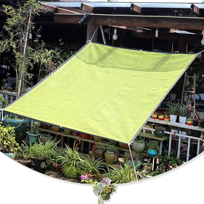 70% Shade Cloth for Plants 3.3 Ft × 3.3 Ft Greenhouse Shade Cloth for Protect Vegetable Plants Fruits Flowers Crops - Emerald