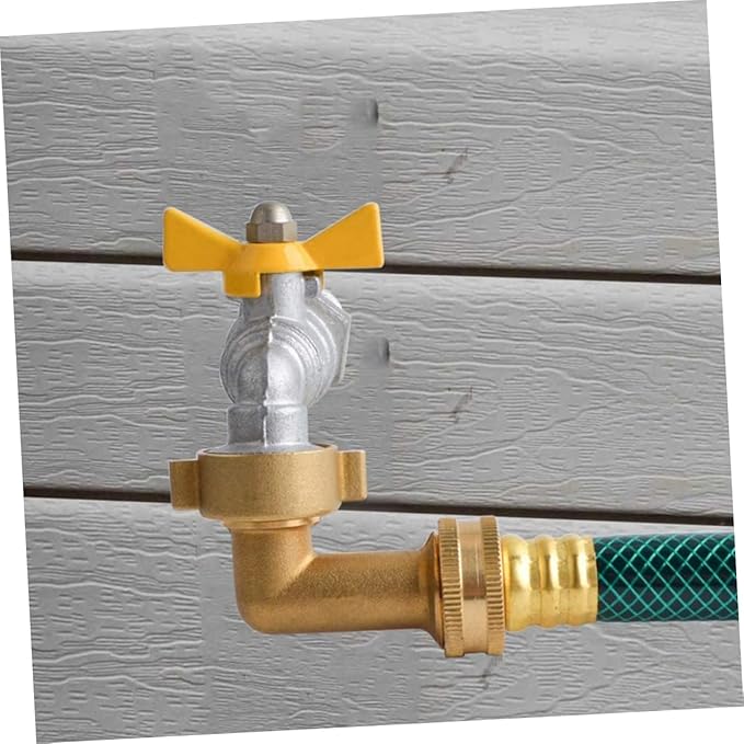 Milisten 1Pc Brass Hose Adapter Garden Irrigation Fitting with Quick Swivel Connector for Easy Installation and Reliable Watering Durable and Water Resistant Hose Connector