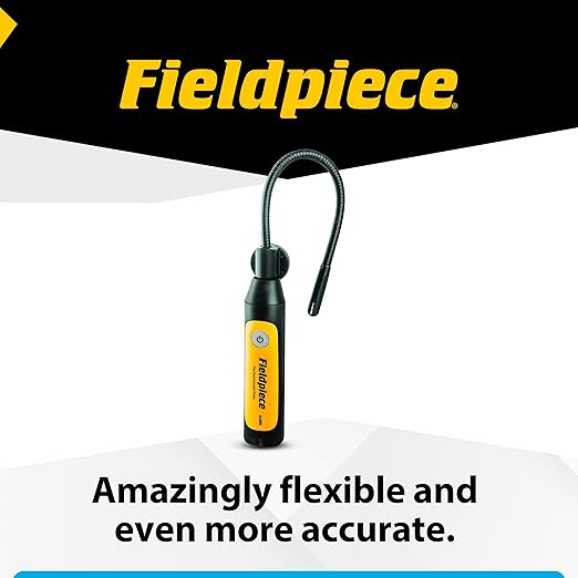 Fieldpiece JL3RH Job Link System Flex HVACR Wireless Psychrometer Probe – 1000 ft Bluetooth Range with Flexible Wand - Supply/Return Switch - Water-Resistant - HVAC Diagnostic Tool