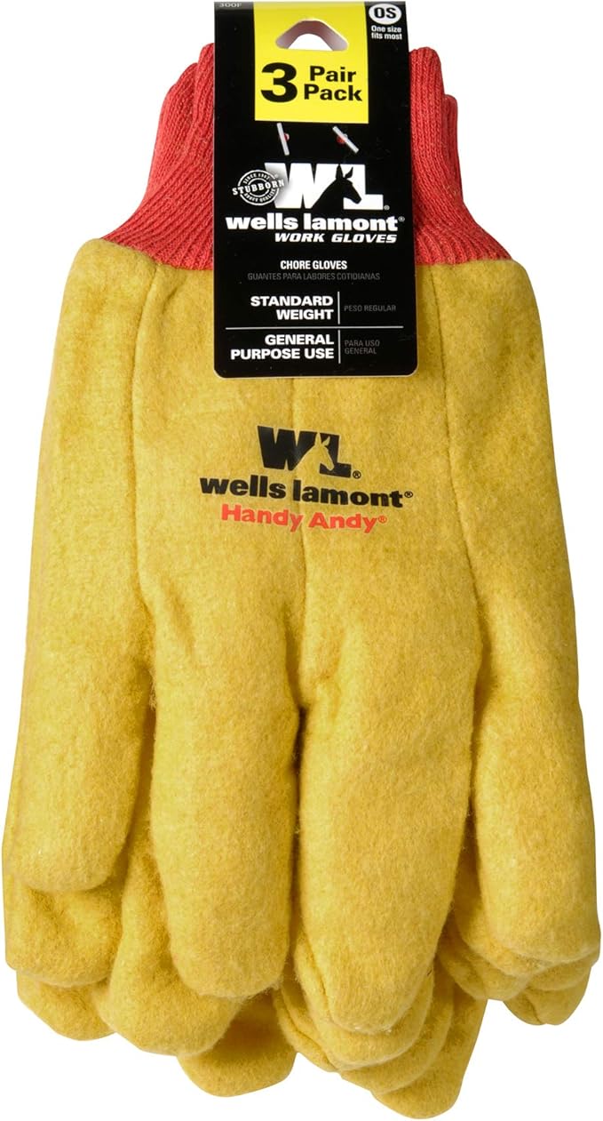 Wells Lamont Men's Work Gloves, Handy Andy Gold Gloves