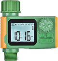 Sprinkler Timer, Hoses Timer for Watering, Water Scheduling Device for Tube Programmable with Auto/Manual/Rain-Delay Watering System, Water Hoses Timers for Yard, Lawn, Pool (Green)