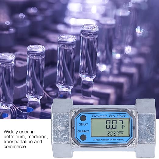 2in Meter, Electronic Digital Fuel Liquid Water Gas Oil Flowmeter 2.3V to 3.3V Smart Water Meter Pool Flow Meter Water Flow Meter 2 inch Flow Meter Fuel Industrial Automation Water Flow smart