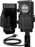 DEWENWILS Outdoor Digital Power Strip Timer, Multi Sockets, Waterproof 6 Outlets Garden Power Stake, 6ft Cord, Digital Timer for Lights, Yard, Garden, 15A Heavy Duty