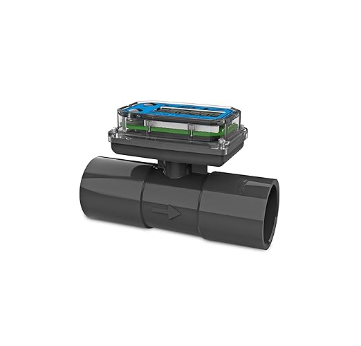 TM Series Turbine Flow Meter for Water Applications, 1-1/2 inch Spigot End Fittings (TM15SQ9GMB)