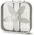 20-Inch Weather-Resistant Box Fan – 3-Speed High Velocity Air Circulator for Window, Greenhouse & Home – Energy Efficient Floor Fan with Carry Handle, White