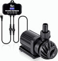 AQQA Controllable Aquarium Water Pump,45W 12000GPH Circulation Make Wave/Feed Mode/20 Options Flow Adjustable, Amphibious Submersible or Land Powerful Return Pump for Saltwater & Freshwater