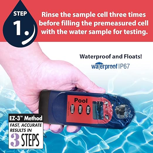 ITS 486201 Pool Exact EZ Photometer Entry Digital Pool Water Test Kit - 6-Tests Each