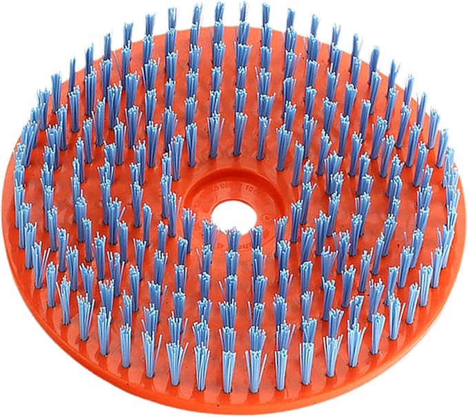 Gralara Lawn Mower Cleaning Brush Mower, Cleaning Tool Nylon Bristles Scrubber Tool for Floor Farm Home Driveway, Electric Lawn Mower, Style D