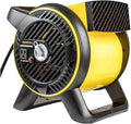 Master Heavy Duty Utility Blower, 3 Speed Portable Floor Fan with Outlet & Pivoting Head for Home & Garage Cooling, Drying and Air Circulation