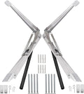 Greenhouse Window Opener Solar Heat Sensitive Dual Spring Powered Roof Vent Kit Automatic Greenhouse Accessories Tool Load Capacity of 15 lbs (Silver Double Spring2PCS)