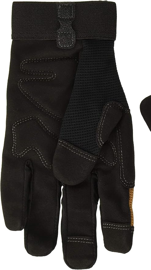 Custom Leathercraft CLC 124M Workright Flex Grip Work Gloves, Shrink Resistant, Improved Dexterity, Tough, Stretchable, Excellent Grip,Black,Medium (Pack of 2)