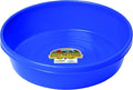 Little Giant® Plastic Utility Pan | Feed Pan | Durable & Versatile Livestock Feeding Bucket | Made in USA | 3 Gallon | Blue