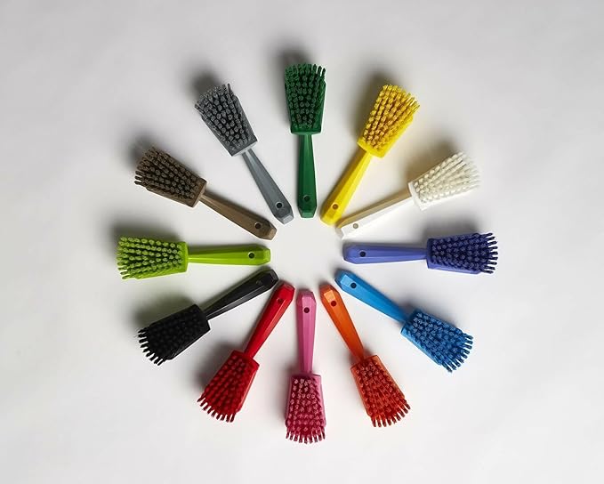 Vikan 41923 Brush,Washing,Stiff,10",PP/PBT,Blue