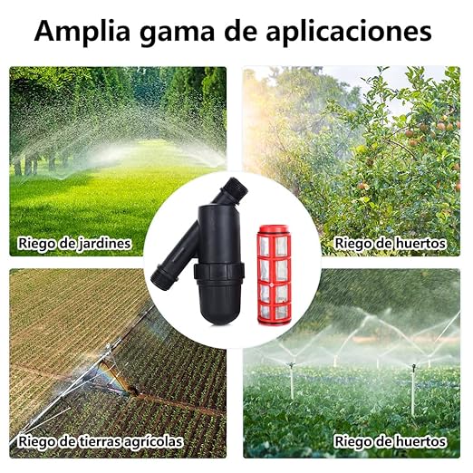 Irrigation Filter,Irrigation Water Filters,Irrigation Filter 3/4" Sn Filter Mesh Gardening Drip Irrigation Water Pool Pump with 3/4 Inch Stainless Steel Mesh Compatible with