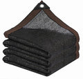Shade Cloth - Garden Shade Mesh Netting with Grommets Outdoor Sun Shade Cover for Pergola Patio Plants Greenhouse Chicken Coop Black 90% Shading Rate(6X16FT)