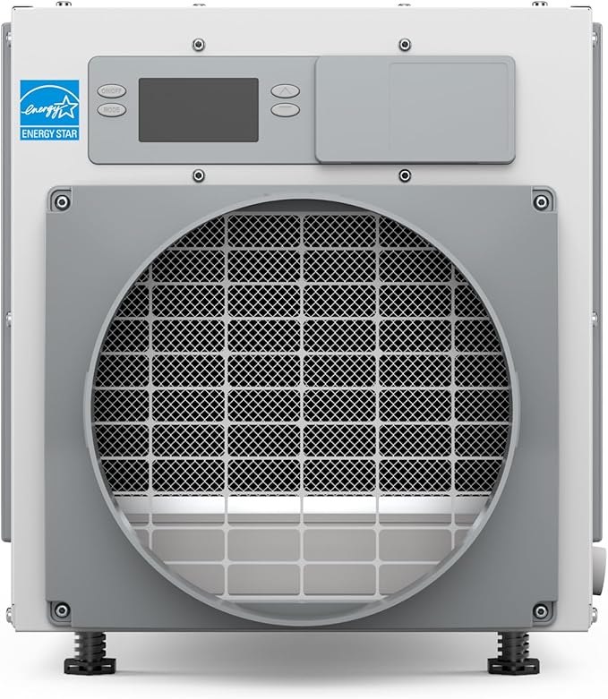 AprilAire E100 Pro 100-Pint Whole-House Dehumidifier, Energy Star Certified, Commercial-Grade Whole-Home Dehumidifier for Basement, Crawlspace, or Whole House up to 5,500 sq. ft.