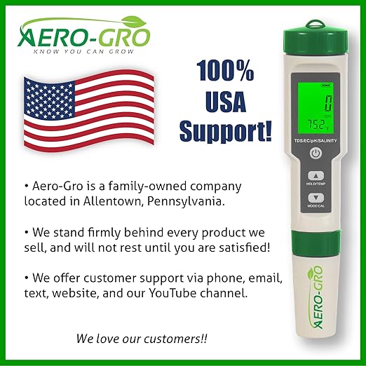 5-in-1 Digital Water Testing Meter | pH, TDS, EC, Salinity & Temperature Tester | Hydroponics, Aquarium, Pool & Drinking Water Quality Monitor