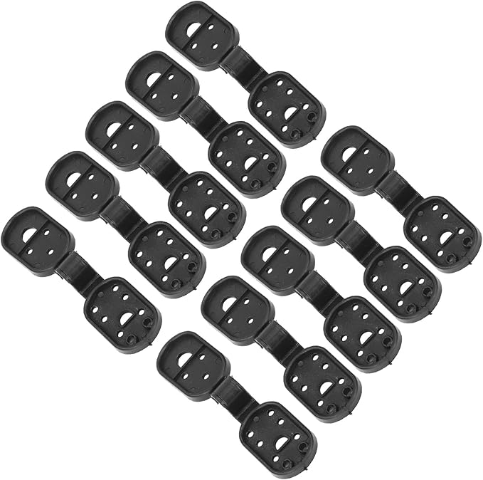 Shade Cloth Clips 100pcs | ABS Plastic Garden Netting Clips for Bird Net/Sunshade Net/Plant Cover | Easy to Use, No Tools Needed