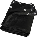 90% Black Shade Cloth 10 ft X 12 ft,Heavy Duty HDPE Mesh Sun Shade Tarp with Grommets for Garden Greenhouse Pergola Patio Pool Kennel UV Protection
