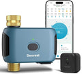 WiFi Water Timer with Brass Inlet & Outlet, 1 Zone Smart Sprinkler Timer for Garden Hose Faucet, Hose Timers with WiFi Hub, Up to 20 Watering Plans, APP & Voice Control, Compatible with Alexa