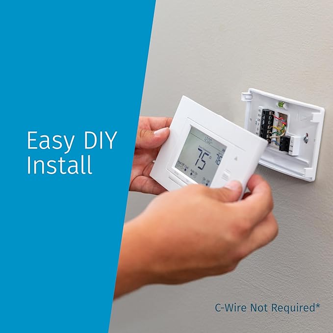 Sensi Smart Thermostat, 100 Years Of Expertise, Wi-Fi, Data Privacy, Programmable, Easy DIY Install, Works With Alexa, Energy Star Certified, Mobile App, ST55