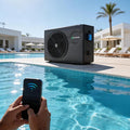 120000BTU Inverter Pool Heat Pump, for 33000 Gallons Inground and Above Ground Pools, WiFi Capable Electric Pool Heater with Timer, Heat and Cool, Energy Efficient, 220V, V35