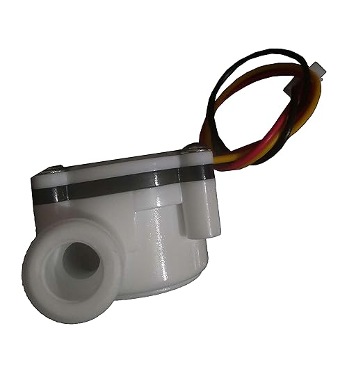 3/8" Water Flow Sensor Food-Grade Switch Hall Effect Flowmeter Fluid Meter Counter 0.3-10L/min