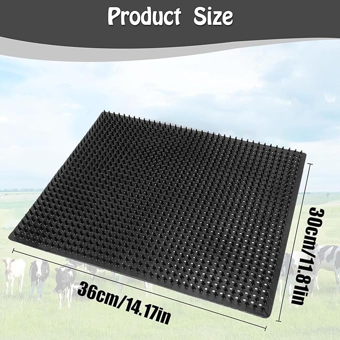 Cow Scratcher | Comfortable Soft Grooming Tool Shedding Brushes,Livestock Horse Scratching Comb,for Farm Animal Cows Dogs Cattle
