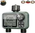CMARS 2 Zone Sprinkler Timer for Garden Hose – Features Rain Delay, Manual & Automatic Modes, Brass Inlet, Dual Outlet Design, Programmable Watering & Drip Irrigation Ready for Lawn Yard