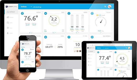 Ambient Weather WS-50-F007PF WiFi Smart Floating Pool, Spa, and Pond Thermometer with Remote Monitoring and Alerts