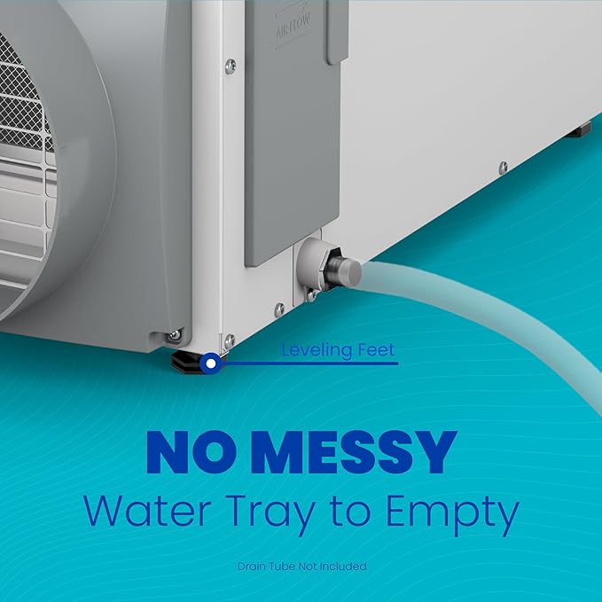 AprilAire E100 Pro 100-Pint Whole-House Dehumidifier, Energy Star Certified, Commercial-Grade Whole-Home Dehumidifier for Basement, Crawlspace, or Whole House up to 5,500 sq. ft.