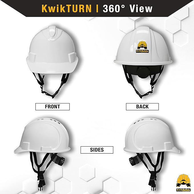 KwikSafety - Charlotte, NC - Hard Hats [Full Brim, Cap Style, Climbing Style] Type 1, Class C ANSI OSHA