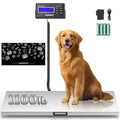Precision Large Dog Scale - 1100lb x 0.2lb Large Breed Animal Livestock Weight Scale, Pet Scale PVC Non-Slip Mat Stainless Steel Platform for Dogs (Smooth Platform)