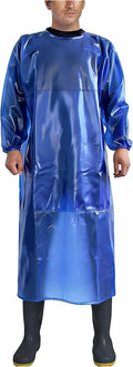 SUJAN Apron with Sleeves Splash Suit Waterproof Smock Chemical Resistant Safety Aprons Coverall