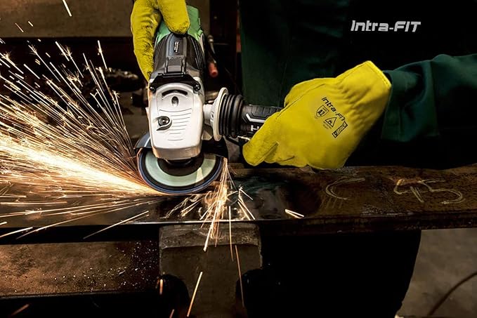 ARC FLASH Safety Gloves, Cut-Resistant Goat Skin with Para-Aramid Liner for Work, Handling, Driving