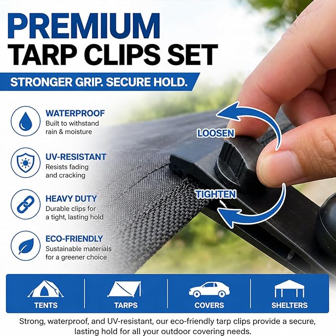 26PCS Tarp Clips